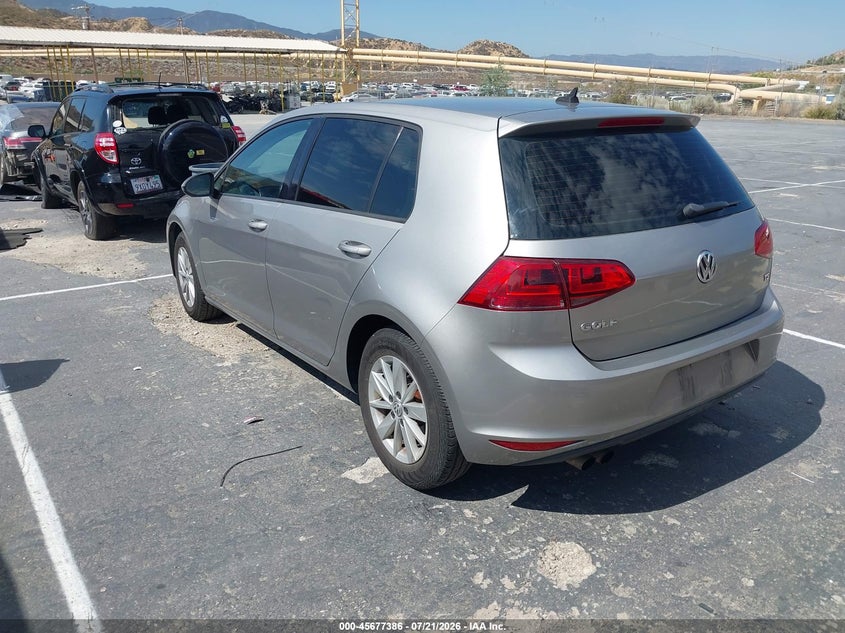 VOLKSWAGEN GOLF 2016 VIN 3VW217AU7GM010691