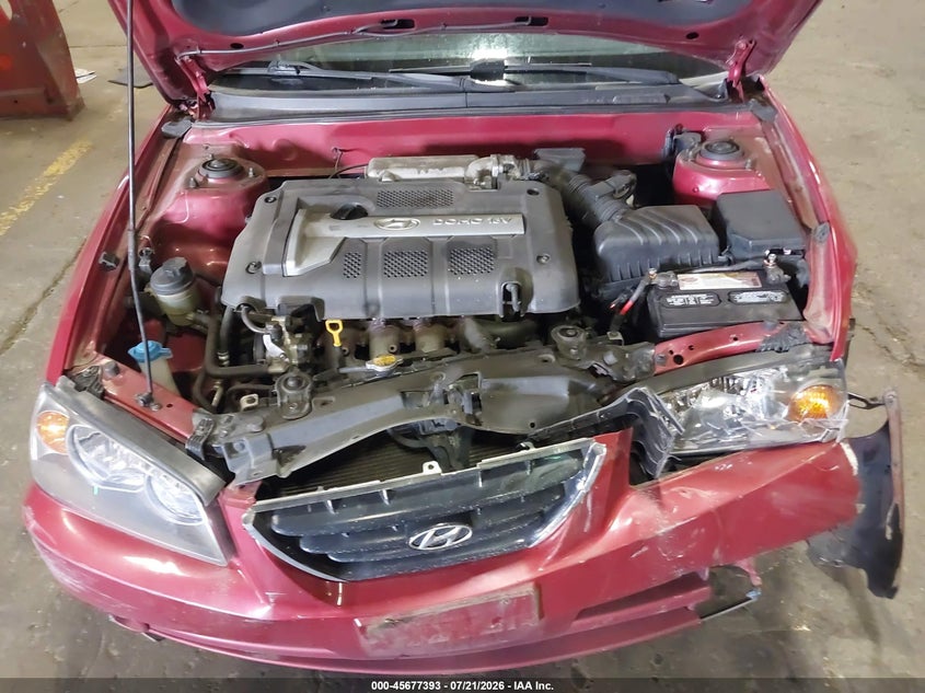 2005 Hyundai Elantra Gls/Gt VIN: KMHDN46D25U018564 Lot: 45677393
