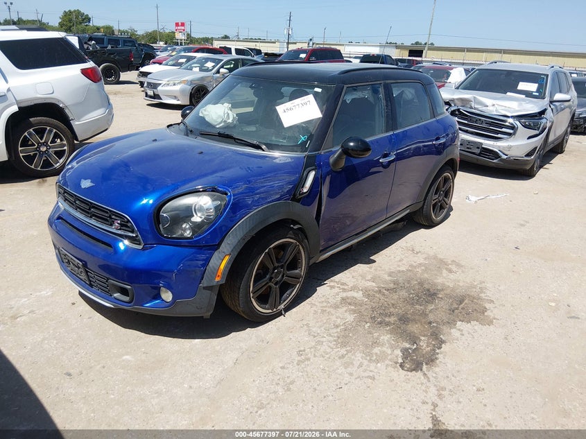 2016 Mini Countryman Cooper S VIN: WMWZC3C59GWT09249 Lot: 45677397