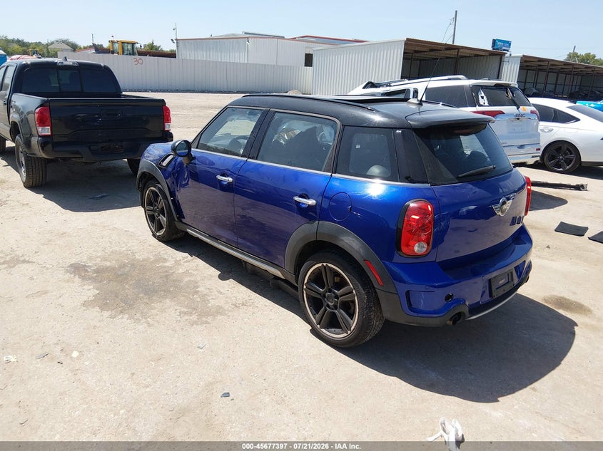 2016 Mini Countryman Cooper S VIN: WMWZC3C59GWT09249 Lot: 45677397