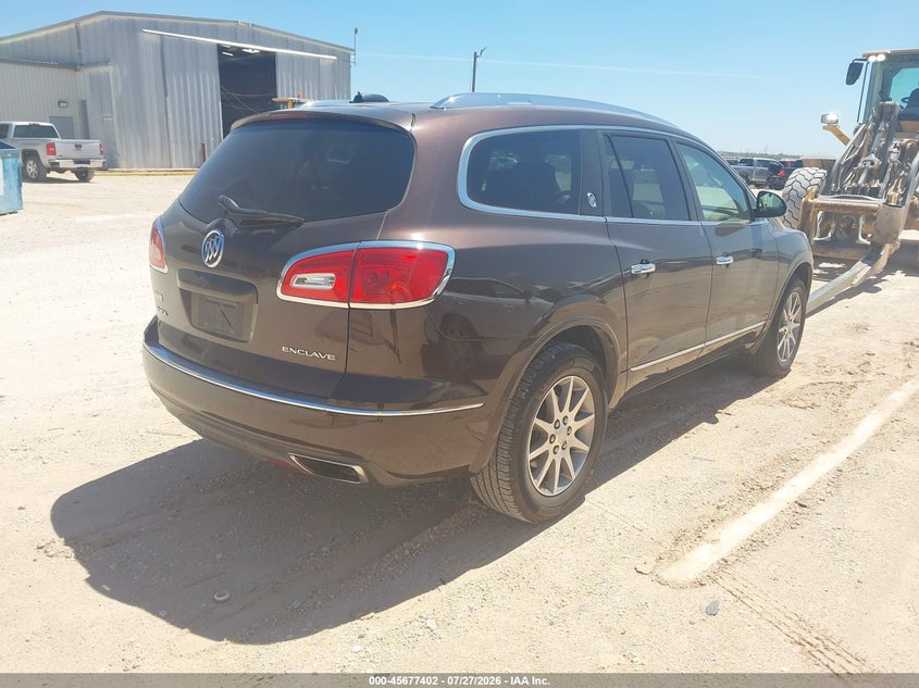 Vin: 5gakrbkd9gj236095, lot: 46176002, buick enclave leather 20164