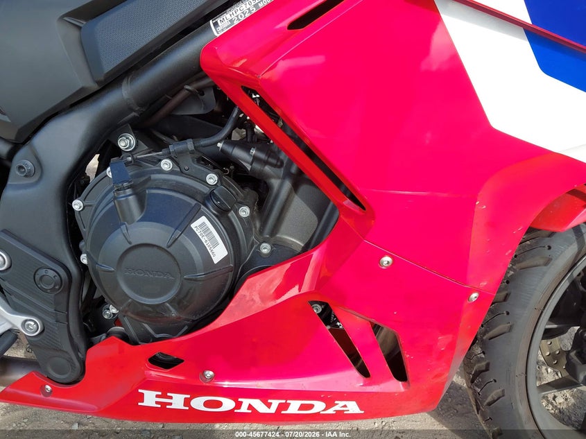 2025 Honda Cbr500 Ra VIN: MLHPC7052S5102235 Lot: 45677424