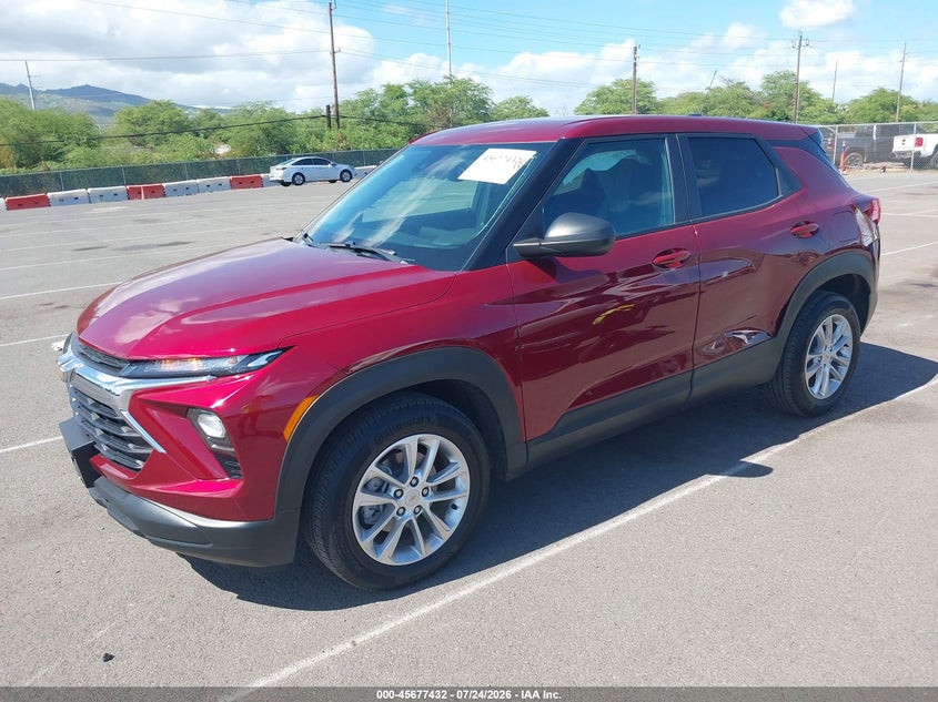 Vin: kl79mmsp6sb013529, lot: 46176032, chevrolet trailblazer fwd ls 20252