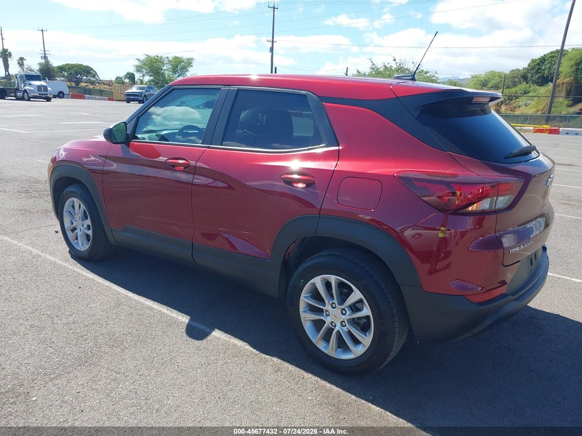 Vin: kl79mmsp6sb013529, lot: 46176032, chevrolet trailblazer fwd ls 20253