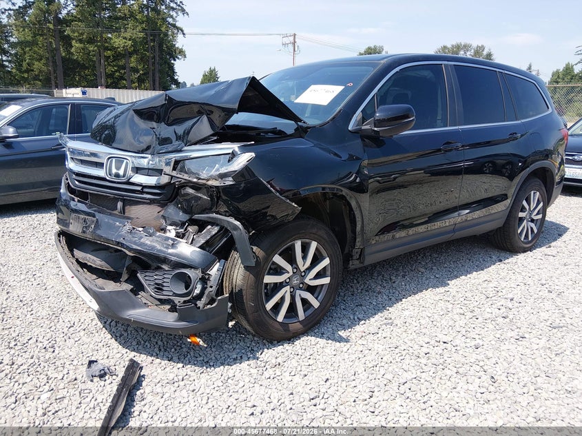 2021 Honda Pilot Awd Ex-L VIN: 5FNYF6H57MN097949 Lot: 45677468