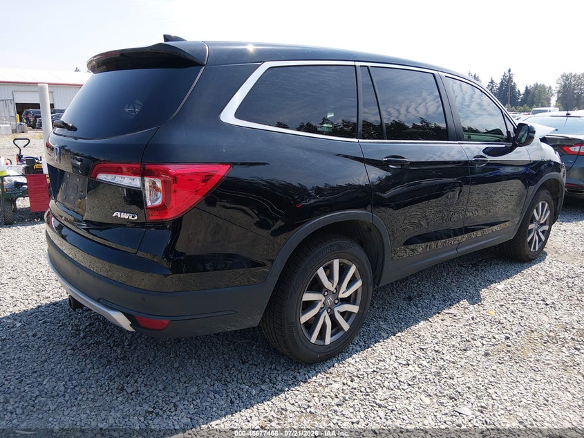 2021 Honda Pilot Awd Ex-L VIN: 5FNYF6H57MN097949 Lot: 45677468