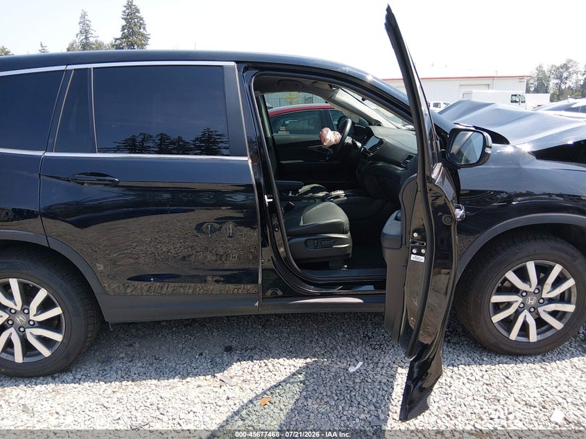 2021 Honda Pilot Awd Ex-L VIN: 5FNYF6H57MN097949 Lot: 45677468