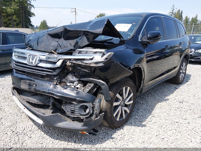 2021 Honda Pilot Awd Ex-L VIN: 5FNYF6H57MN097949 Lot: 45677468