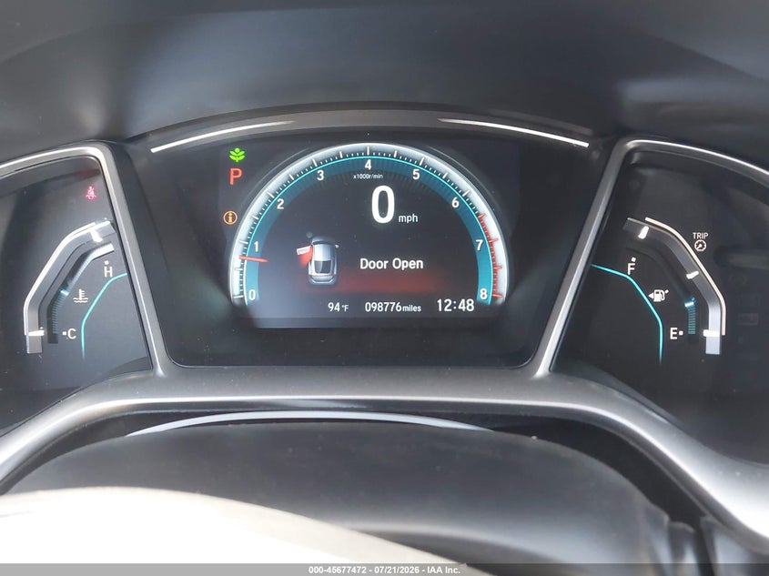 2016 Honda Civic Ex-L VIN: 2HGFC3B76GH361527 Lot: 45677472