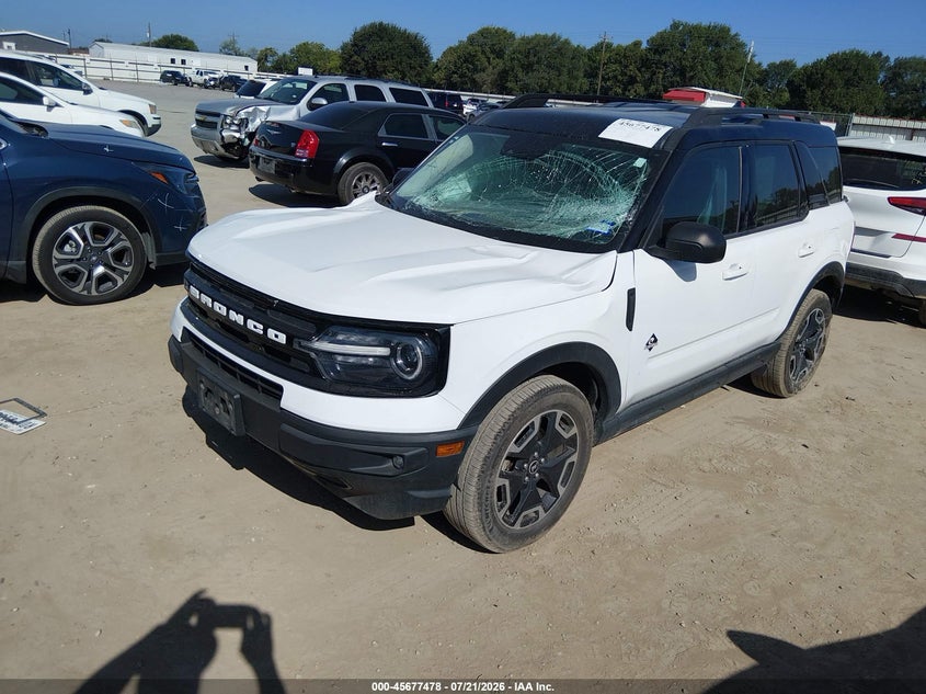 2021 Ford Bronco Sport Outer Banks VIN: 3FMCR9C62MRB04708 Lot: 45677478