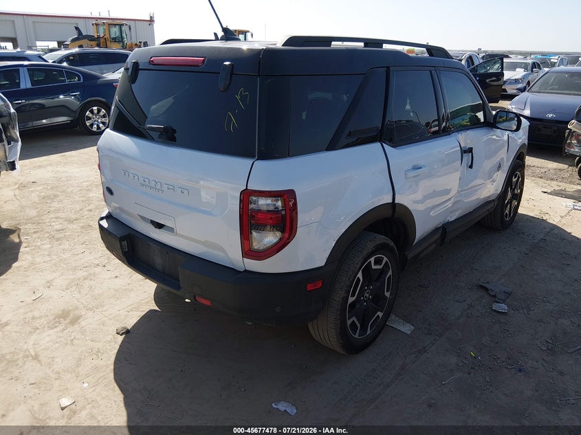 2021 Ford Bronco Sport Outer Banks VIN: 3FMCR9C62MRB04708 Lot: 45677478