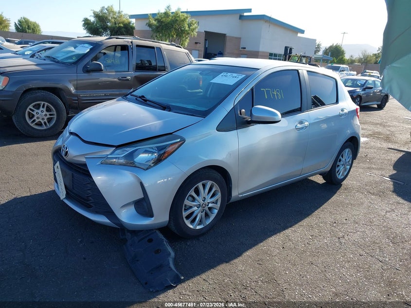 Vin: vnkkpud31ja097577, lot: 46176081, toyota yaris 20182