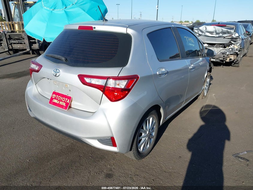 Vin: vnkkpud31ja097577, lot: 46176081, toyota yaris 20184
