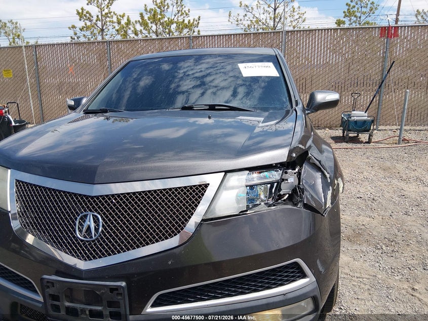 2011 Acura Mdx VIN: 2HNYD2H29BH527651 Lot: 45677500