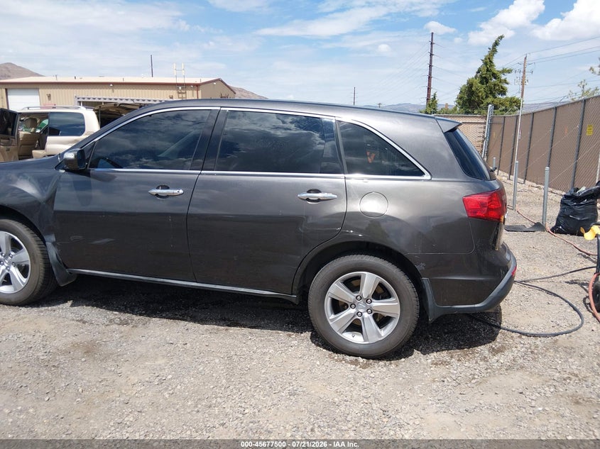 2011 Acura Mdx VIN: 2HNYD2H29BH527651 Lot: 45677500