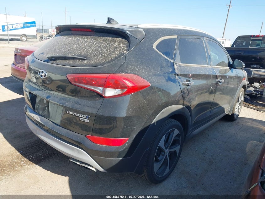 Vin: km8j3ca29hu281907, lot: 46176113, hyundai tucson limited 20174