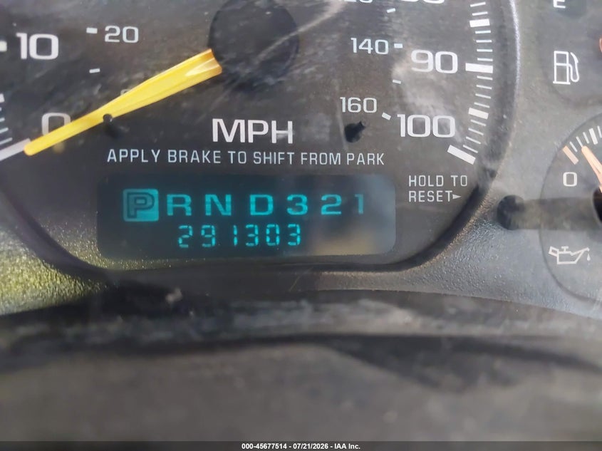 2001 Chevrolet Silverado 1500 Lt VIN: 2GCEK19T511191844 Lot: 45677514