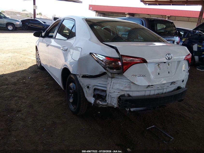 2018 Toyota Corolla Le VIN: 2T1BURHE4JC976162 Lot: 45677522