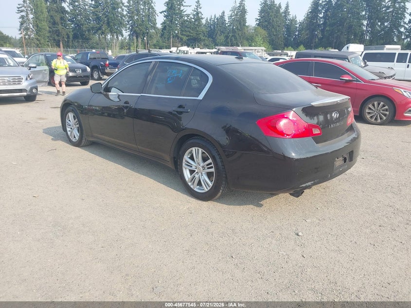 2011 Infiniti G25 Journey VIN: JN1DV6APXBM830582 Lot: 45677545