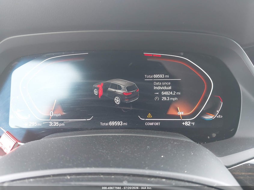 2020 BMW X5 Sdrive40I VIN: 5UXCR4C00L9B61066 Lot: 45677560