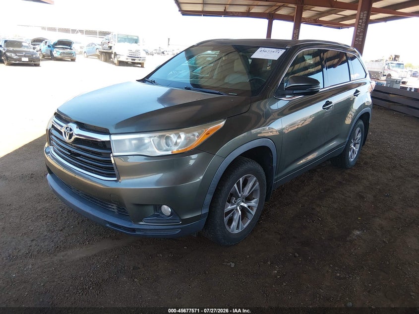 Vin: 5tdjkrfh1es018480, lot: 46176171, toyota highlander xle v6 20142