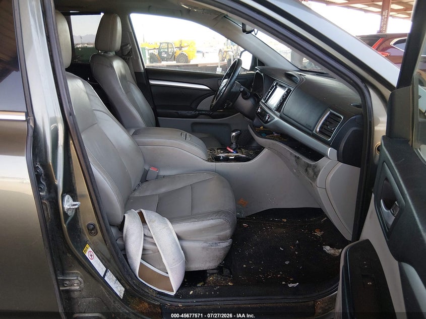 2014 TOYOTA HIGHLANDER VIN 5TDJKRFH1ES018480 nuotrauka 5