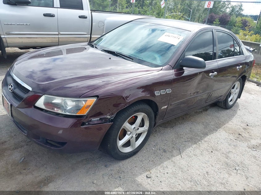 2006 Hyundai Sonata, Left Side, IAAI, VIN 5NPEU46F96H144235 — photo 2
