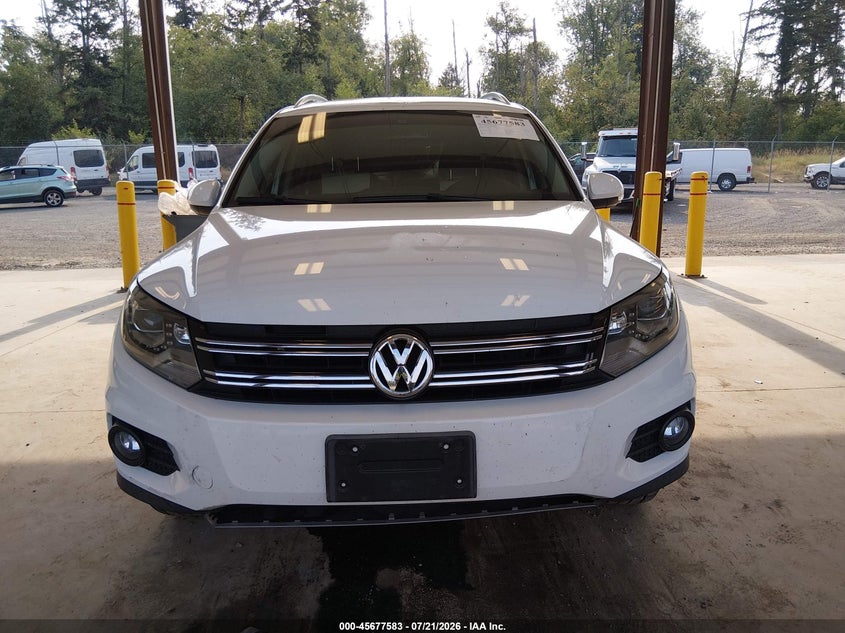 2016 Volkswagen Tiguan Se VIN: WVGBV7AX1GW574544 Lot: 45677583