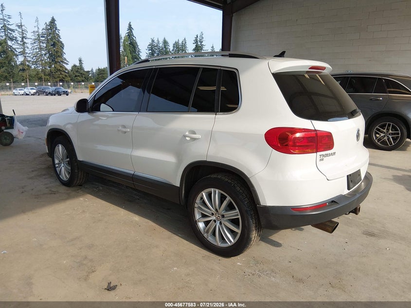 2016 Volkswagen Tiguan Se VIN: WVGBV7AX1GW574544 Lot: 45677583