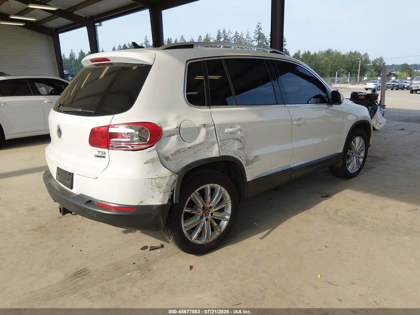 2016 Volkswagen Tiguan Se VIN: WVGBV7AX1GW574544 Lot: 45677583