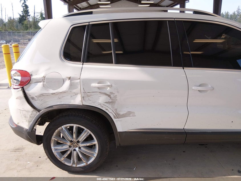 2016 Volkswagen Tiguan Se VIN: WVGBV7AX1GW574544 Lot: 45677583
