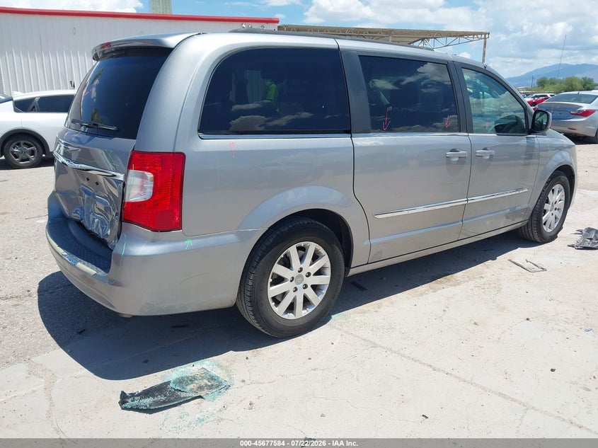 Vin: 2c4rc1bg9dr774287, lot: 46176184, chrysler town & country touring 20134