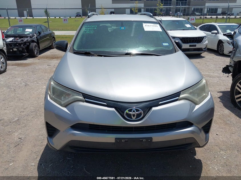 2016 Toyota Rav4 Le VIN: 2T3ZFREVXGW238216 Lot: 45677591