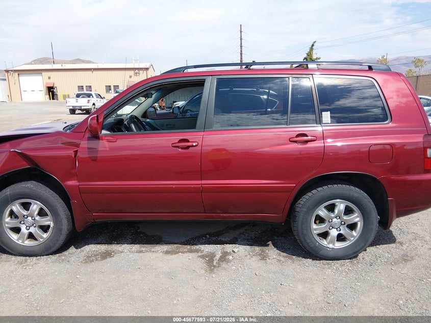 2006 Toyota Highlander V6 VIN: JTEEP21A960180426 Lot: 45677593