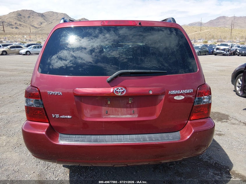 2006 Toyota Highlander V6 VIN: JTEEP21A960180426 Lot: 45677593