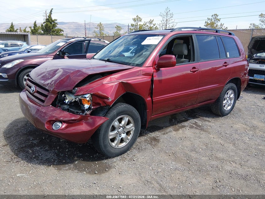 2006 Toyota Highlander V6 VIN: JTEEP21A960180426 Lot: 45677593
