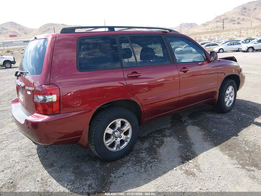 2006 Toyota Highlander V6 VIN: JTEEP21A960180426 Lot: 45677593