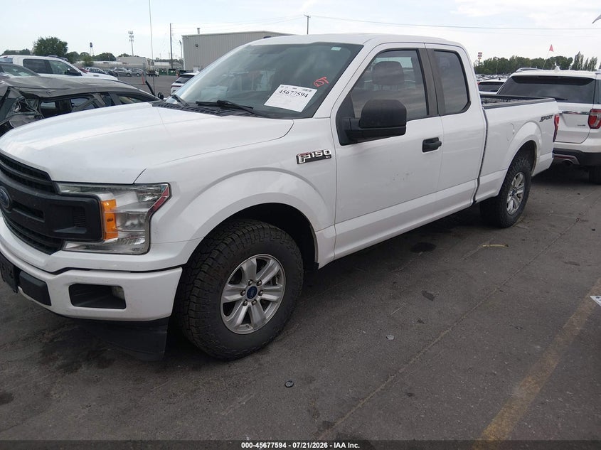 2018 Ford F-150, Rear, IAAI, VIN 1FTEX1CP0JKF80839 — photo 2