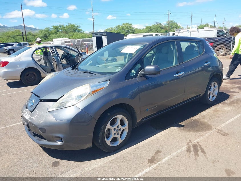 Vin: 1n4az0cp7dc401512, lot: 46176215, nissan leaf sv 20132