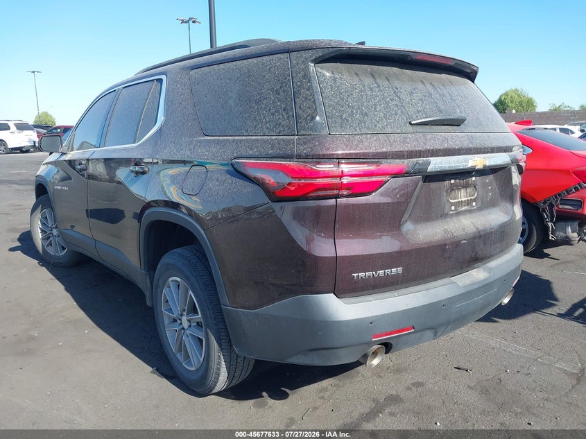 Vin: 1gnergkw0pj120379, lot: 46176233, chevrolet traverse fwd lt cloth 20233