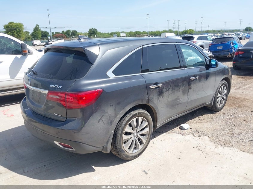 2016 Acura Mdx Technology Entertainment Packages/Technology, Entertainment Acurawatch Plus Packages VIN: 5FRYD4H63GB040218 Lot: 45677670