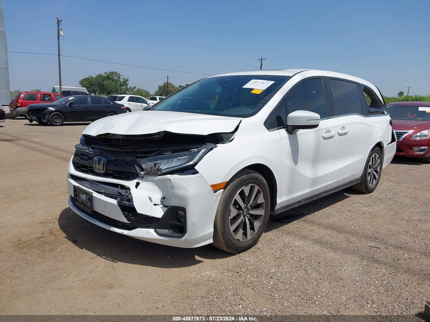 Vin: 5fnrl6h67tb018592, lot: 46176273, honda odyssey ex-l 20262