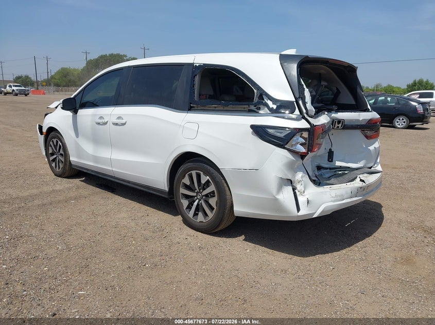 Vin: 5fnrl6h67tb018592, lot: 46176273, honda odyssey ex-l 20263
