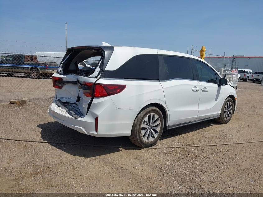 Vin: 5fnrl6h67tb018592, lot: 46176273, honda odyssey ex-l 20264
