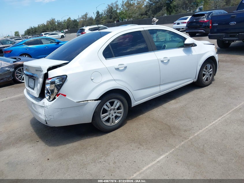 Vin: 1g1jc5sg3g4141059, lot: 46176274, chevrolet sonic lt auto 20164