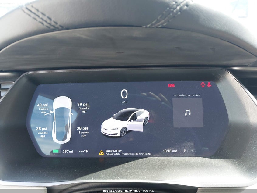 2021 Tesla Model S Long Range Dual Motor All-Wheel Drive/Long Range Plus Dual Motor All-Wheel Drive VIN: 5YJSA1E2XMF424704 Lot: 45677696