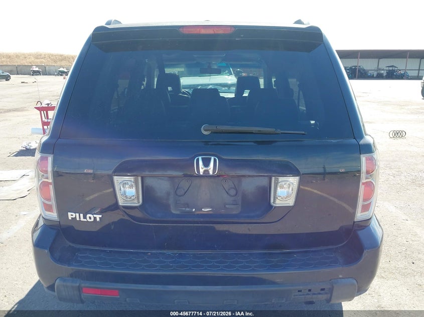 2006 Honda Pilot Ex-L VIN: 5FNYF28626B010903 Lot: 45677714