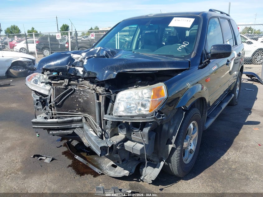 2006 Honda Pilot Ex-L VIN: 5FNYF28626B010903 Lot: 45677714