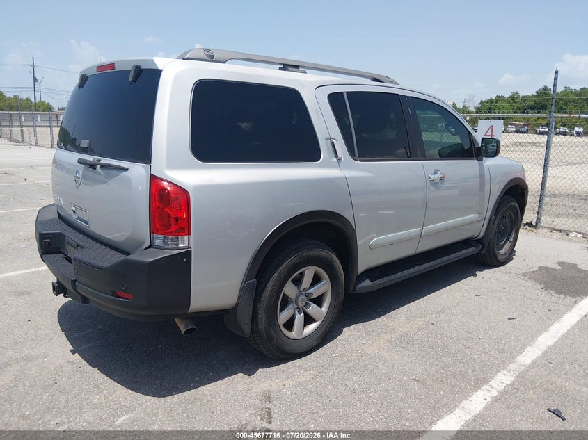 Vin: 5n1aa0nc7dn608266, lot: 46176316, nissan armada sv 20134