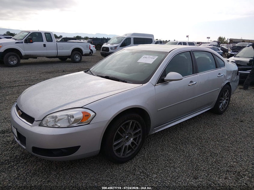 2014 Chevrolet Impala, Left Rear, IAAI, VIN 2G1WC5E34E1164678 — photo 2